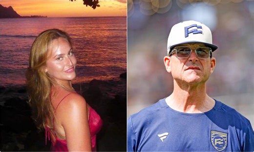 Jim Harbaugh's daughter Grace makes feelings known on Michigan winning National Championship under Dusty May