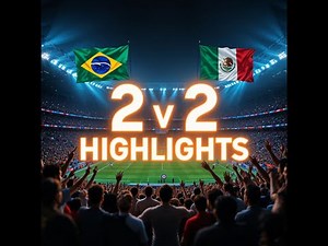 Brazil vs Mexico 2-2 | Full Match Highlights & Statistics | International Friendly 2025