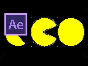 After Effects: Pac-Man Part 2- Masking and Animating Pac-Man