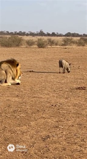 Lion eats warthog! #travel #wildlife #gameape