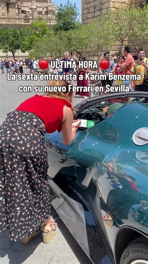 Karim Benzema y su nuevo Ferrari🫣#cash #ferrari #@laSexta Noticias | Karim Benzema