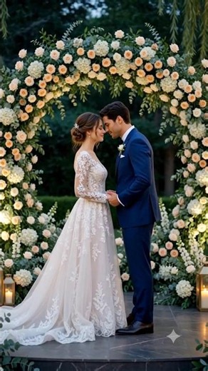 Romantic Outdoor Wedding💍✨| A Fairy Tale Dream Setup ✨ #wedding