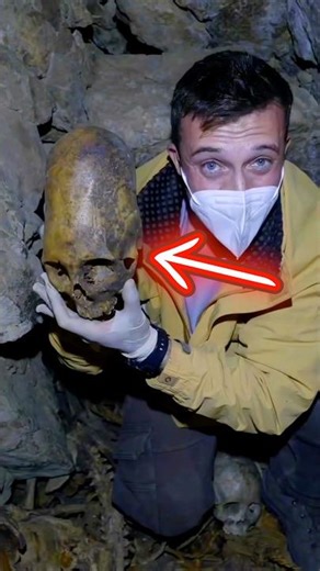Elongated Skulls found in Cave #ancienthistory
