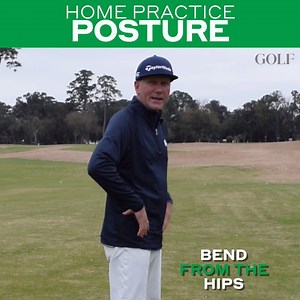 Proper posture is essential if you want a powerful golf swing. | GOLF.com