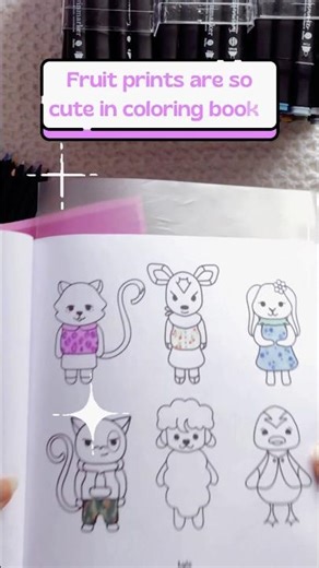 The colouring book is linked in my bio #coloringpages #cherryprint