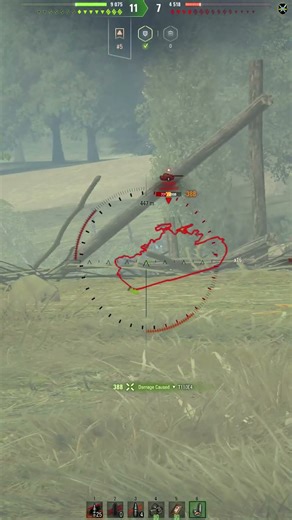 AMX 50 B video 10550 dmg, 7 kills, 1366 exp 🔝 World of Tanks Ultra HD 4K #Shorts 3