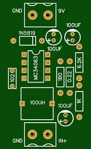 DIY Boost Converter 3.7V To 9V circuit   pcb - Share Project - PCBWay