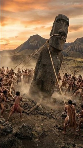How Ancient People Built the Moai – No Machines, Pure Genius