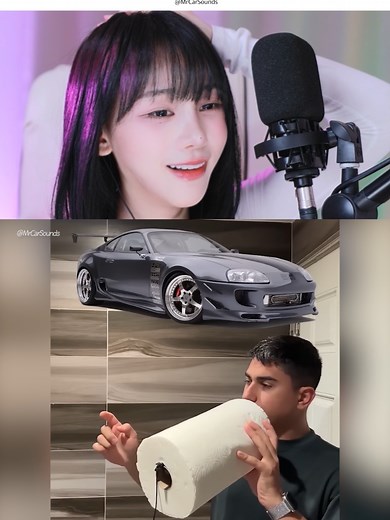 입으로 슈퍼카 소리 따라하기 도전!