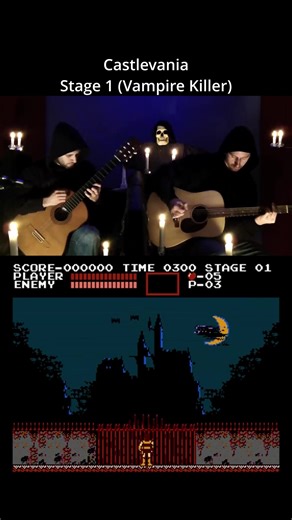 Vampire Killer (Stage 1) - Castlevania - Classical / Acoustic Guitar Cover Full videos, Guitar Tabs, and Music Links are on our YouTube Home Page. Gameplay video by Long ’n Play on YouTube.