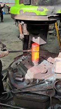 Damascus Steel Forging Process 🔥 #Shorts #blacksmith #forging