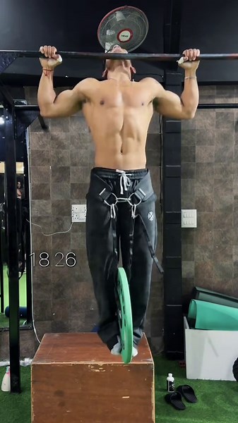 Max 10kg Pull Ups in 1 Minute Challenge