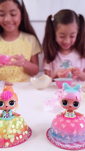 Something to CELEBRATE! the NEW #LOLSurprise Mix & Make Birthday Cake let's them mix, make and decorate their very own #cakedress for their tots!
