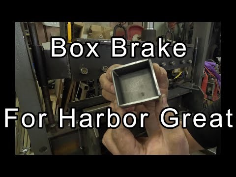 Making finger brake for modified harbor freight press