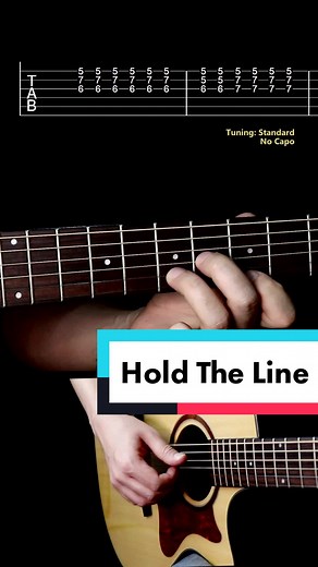 Hold The Line Guitar Tutorial and Tabs