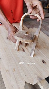 2.3M views · 19K reactions | mini folding chair design #woodworkingideas #woodworker #diycraft | Cholis Sangkar | Facebook
