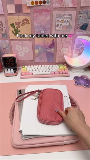 Pack my tablet with me 💕 | Samsung galaxy tab | digital notes