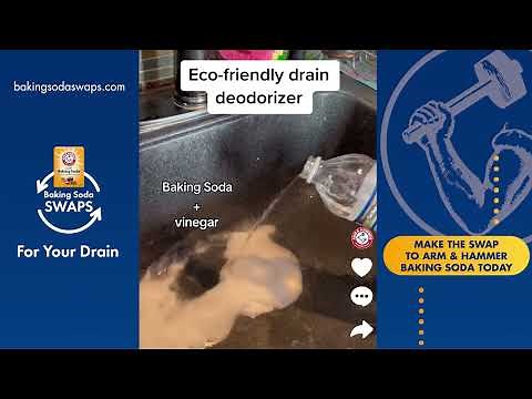 How To Deodorize Your Drains with ARM & HAMMER™ Baking Soda.