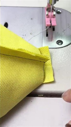 Innovative Corner Wrapping Technique for Sewing