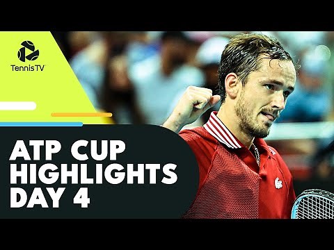 Medvedev vs De Minaur; Shapovalov, Sinner, Berrettini All Play | ATP Cup 2022 Day 4 Highlights
