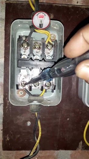 on off push button switch connection #trending #shortvideo