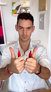 Skull with neon technique using paint markers!