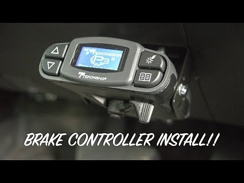 Tekonsha Prodigy P3 Brake Controller Install