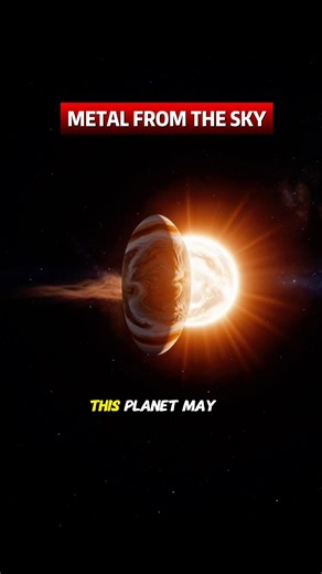 A Planet Where It Rains Iron #shorts