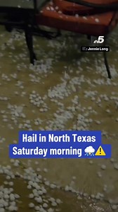 NBC 5 viewers shared videos of hail seen across North Texas after morning storms ⛈ Did you see any hail? Share your pictures and videos with NBC DFW at isee@nbcdfw.com | NBC DFW