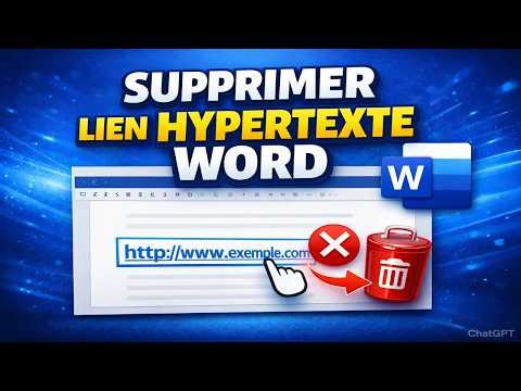 ❌ Comment Supprimer Un Lien Hypertexte Dans Word Facilement