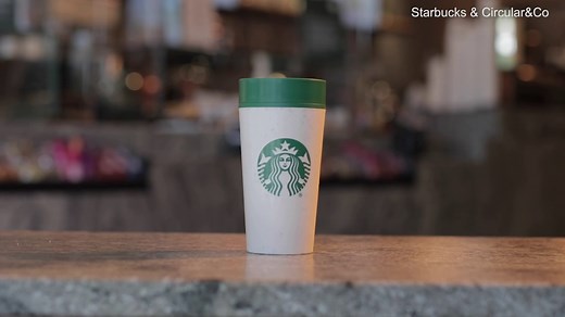 Starbucks launches reusable cup made from single use paper cups