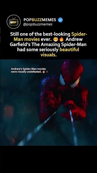 Still one of the best-looking Spider- Man movies ever. Andrew Garfield's The Amazing Spider-Man
