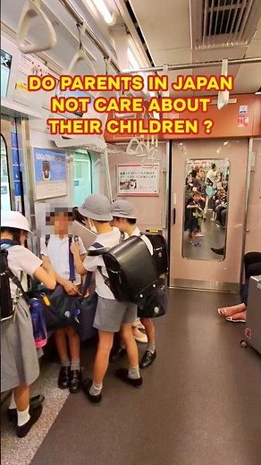 WHY children in Japan walk ALONE 😳🤯🇯🇵 #japan #tokyo #school #travel #shorts
