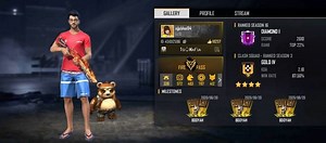 Total Gaming's Free Fire ID, stats, K/D ratio and more