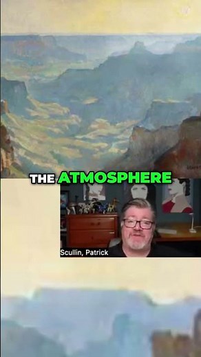 Atmospheric Perspective: Painting Distance & Color in Art #shorts