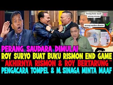 AKHIRNYA ROY & RISMON TARUNG 😂 ROY SURYO BUAT BUKU RISMON END GAME YANG ISINYA PAKAR TAK LULUS S3 😂