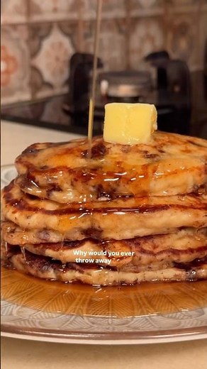 Banana Bread Pancakes 🍌🥞 | Fluffy, Soft & Crispy-Edged