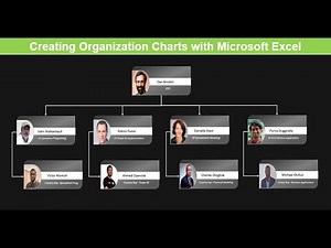 Creating Organizational Charts with Microsoft Excel #excel #organizationalchart #charting