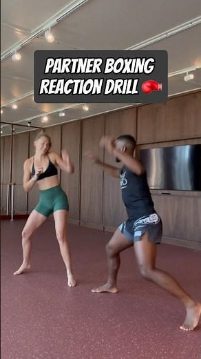 Boxing reaction drill
