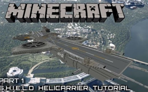 Minecraft S.H.I.E.L.D Helicarrier Tutorial part 1