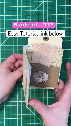 Accordion Booklet DIY - Easy To Make #papercrafts #scrapbooking #diy