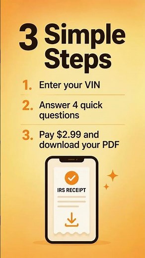 Car Donation IRS Receipt — Get Your Tax Receipt PDF in 2 Minutes ($2.99)