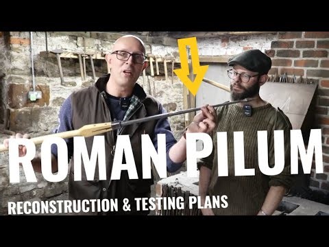 Roman Army Pilum Spear Reconstruction & Testing Plans