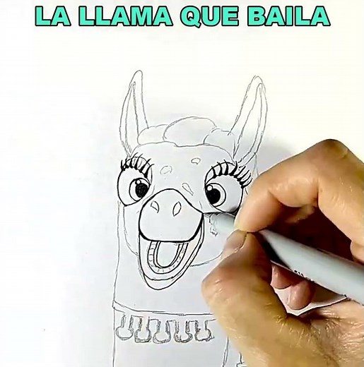 Dibujamos y Coloreamos a La LLama que Baila de La Granja de Zenón | Dibujos para niños