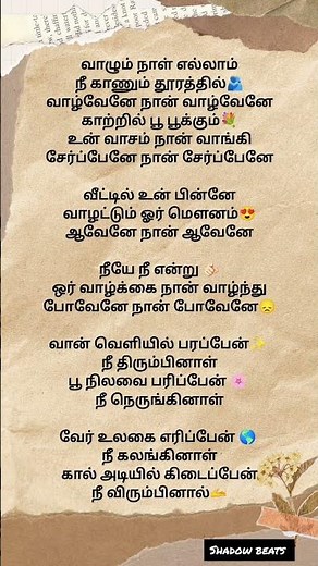 Sidu sidu song lyrics🎶 ❤️| Romeo movie 🎥| தமிழ் பாடல் வரிகள் 👀| telegram link in description