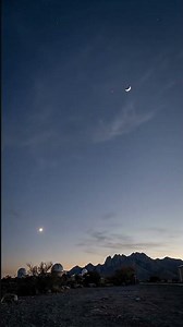 October 5: Moon, Mars & Jupiter Meet Before Sunrise 🌙🔴🪐 #space #universe #astronomy
