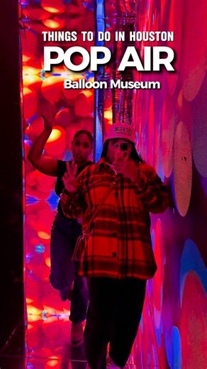 Crystal Alexander | Houston Creator on Instagram: "Day 12 | Things to do in Houston…. POP AIR Art is Inflatable at @balloon_museum 🎈 With the exhibition POP AIR - Art is Inflatable, explore a world where air becomes art: monumental inflatables, interactive installations, and playful works by national and international artists who shape the invisible into wonder. Each piece invites you to step inside its universe - where form, color, and movement come together in surprising, meaningful ways. Art