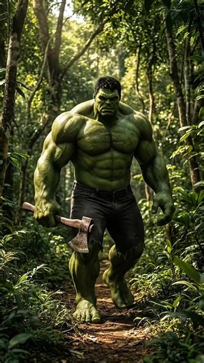 hulk ko Mila jungle Sy eik bander#aivideo #ComedyShorts #ComedyShorts #HulkFu