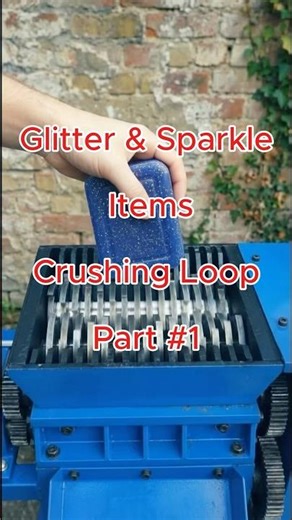 Endless Crushing Loop| 10 Mesmerizing Sparkle ASMR Variants on Crusher! Part #1