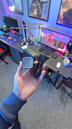 30% Off Nano 45W Charging Plug with USB-C Cable